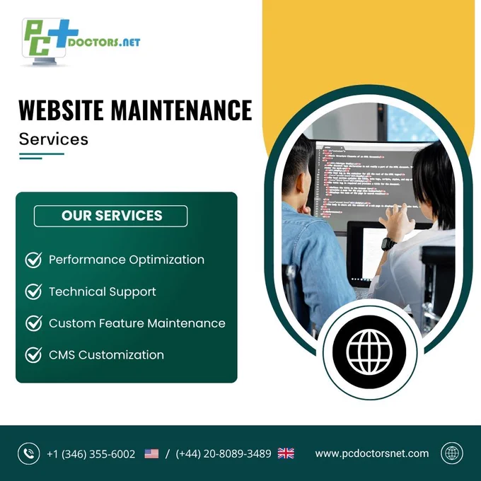 Keep your website running flawlessly 24/7 with PC Doctors NET's Website Maintenance Services. Prevent security breaches, slow load times, and broken functionality. Our proactive services ensure ironclad security, blazing-fast performance, seamless updates, and regular backups, protecting your digital storefront. Focus on your business, let us handle your website's health.