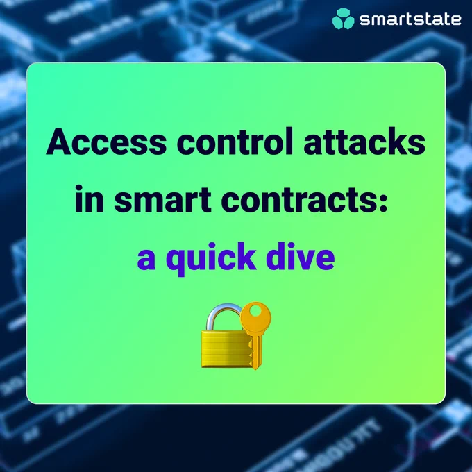 🔐 Access control vulnerabilities are among the top causes of smart contract hacks. Let’s take a quick look at what improper access control attacks are & how to mitigate them 🧵👇

 #DeFi #crypto #DeFiSecurity