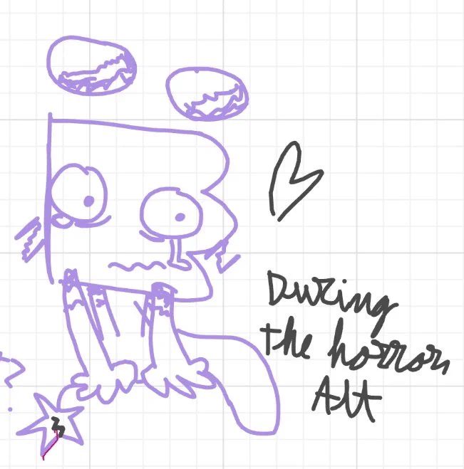 The theory was something like that the symbolar becomes a "fallen one" and their appearance changes and loses most of their powers and all well this is how I imagine Alt during the time his whole self changed into the evil fucked up letter we know