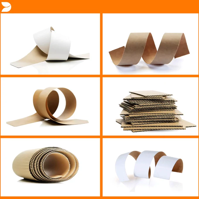 images of various containerboard products
