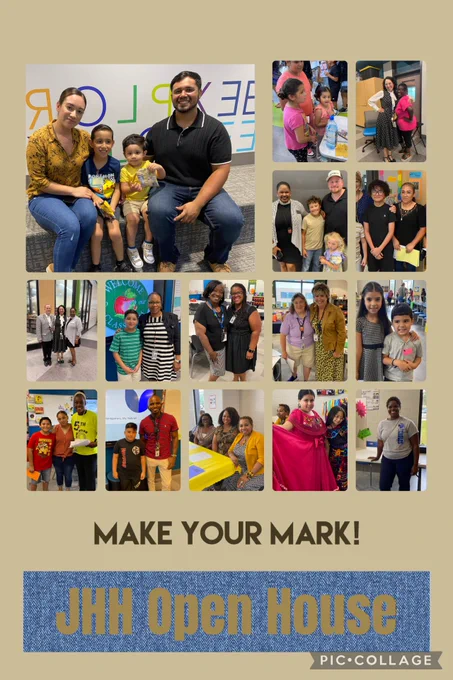 Staff members at J.H. House Elementary welcomed students and families to the 25-26 school year.