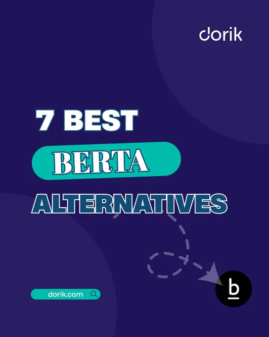 #Berta had its charm—but creators wanted more 👩‍💻 

 👉 The 7 Best Berta Alternatives in 2025 offer modern tools built for today’s design needs- https://dorik.com/alternatives/best-berta-alternatives

 #BertaAlternatives #WebsiteBuilder #CreativeTools #WebDesign #Dorik #NoCodeDesign #PortfolioSites #DigitalFreedom #BuildBetter