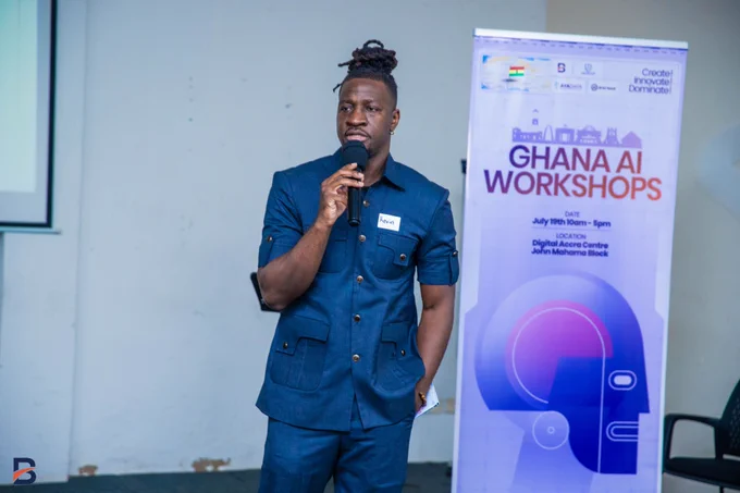 AI-Integration Masterclass with Afia Kevin Fomengia at the Ghana AI Workshops by Bridgelabs