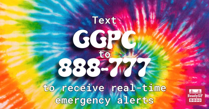 Text GGPC to 888-777 to receive real-time emergency alerts