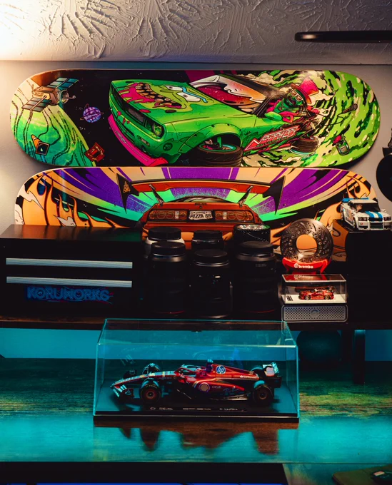Example of the decks on display!