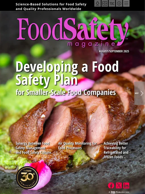 Food Safety Magazine August/September 2025