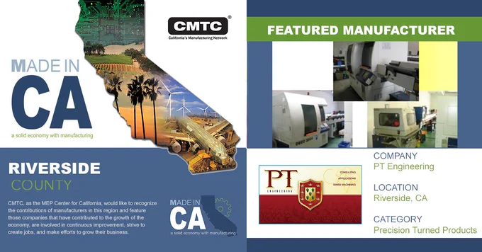 Made in California Featured Manufacturer: PT Engineering
