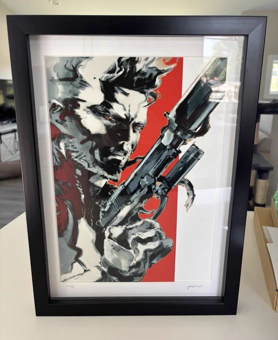 These were available at a Yoji Shinkawa art exhibit in Japan in 2011. Includes a certificate of authenticity from Konami