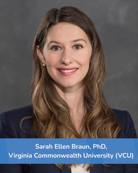 Headshot of Dr. Sarah Ellen Braun, PhD (Virginia Commonwealth University)
