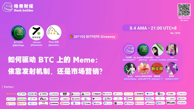 如何驱动 BTC 上的 Meme：
依靠发射机制，还是市场营销？