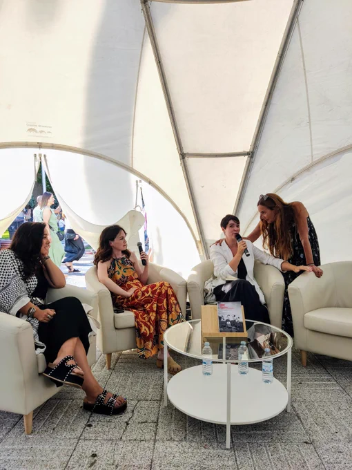 Conversa arredor de 'Luzeiras' na Feira do Libro da Coruña 