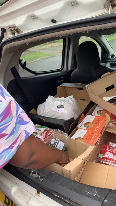 LOADS MORE FOOD Not in #landfill #landwaste but food on table,  
distributing food to families, blue light workers to help with #costoflivingcrisisuk
M&S Foodhall - Cannock
Oak Tree Trust Walsall
Balbir Seimar
#balseimar
#balbirseimar
#volunteersmakeadifference
#volunteersmakethedifference
#volunteering
#communitymatters
#letsgetwasupdone