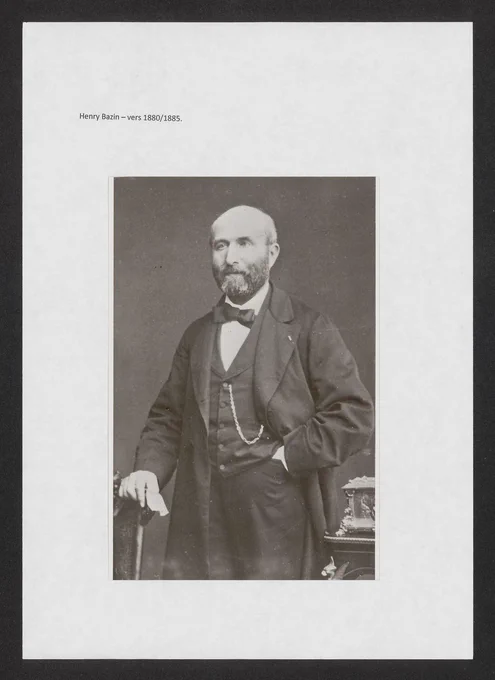 Aujourd’hui, direction la série J et plus particulièrement le fonds Henry Bazin.

Vous pourrez découvrir les archives personnelles d’Henry Émile Bazin (Nancy, 1829 – Chenôve, 1917), ingénieur des Ponts-et-Chaussées, diplômé de l’École Polytechnique en 1848.

🔍 Le fonds rassemble des ouvrages, publications mais aussi des documents tels que des photographies qui témoignent de sa vie familiale et de ses proches.
📅 1855-1913
🏷 135 J 13