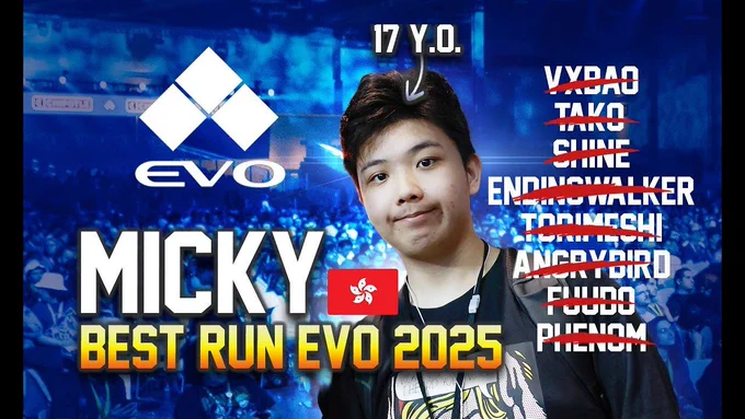MICKY Was Sent to Losers in Pools... Then Did THIS at EVO 2025