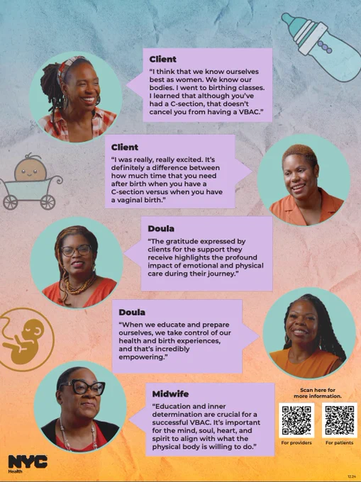 Photo of the testimonial poster. Accessible PDF at the link.