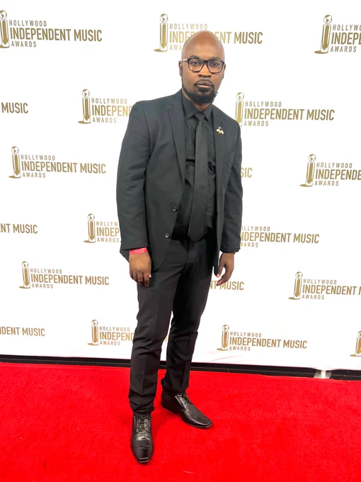 Twin Cities hip-hop recording artist TWAIN photographed at the 2025 Hollywood Independent Music Awards in Los Angeles 