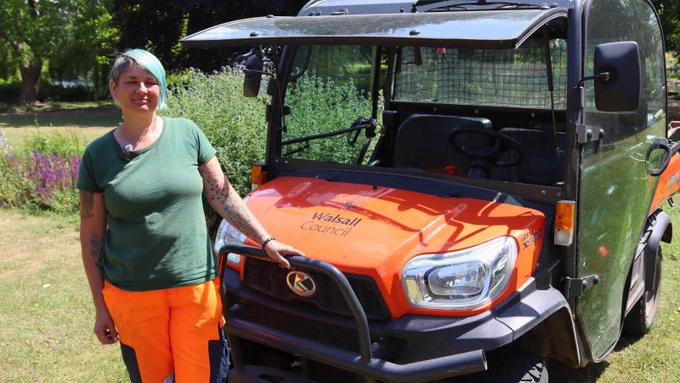 Claire Turner, Park Operative at Walsall Arboretum