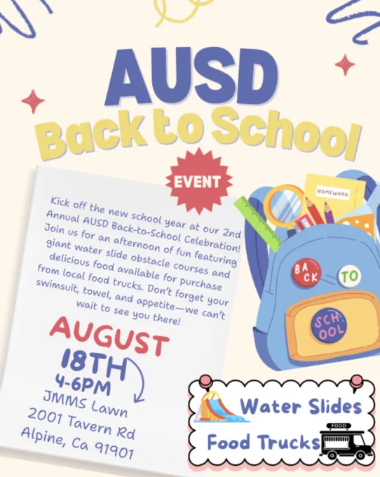 Back to School Event
