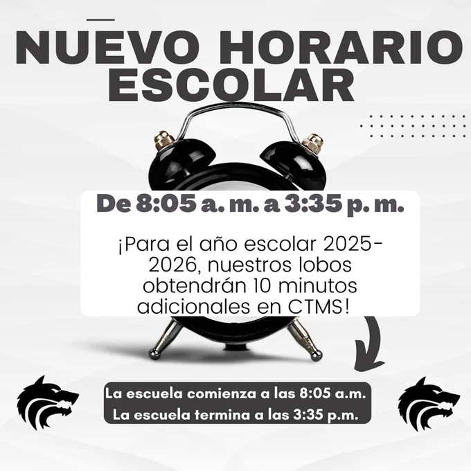 New School Hours (Spanish)