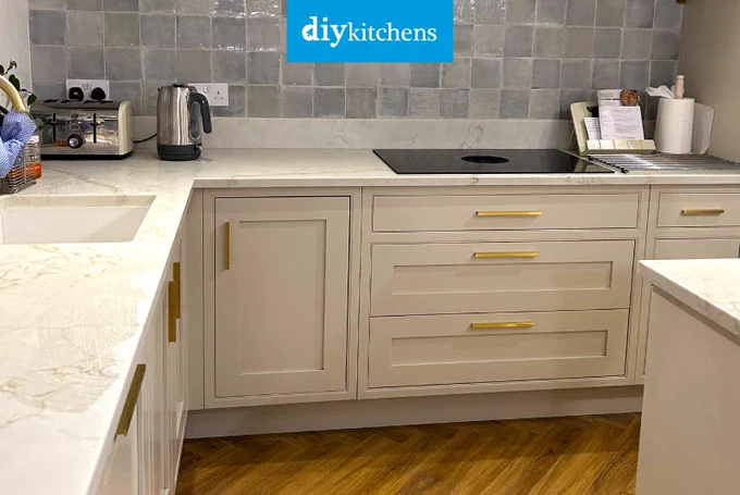 An Innova Helmsley Mussel Inframe  #kitchen | DIY Kitchens