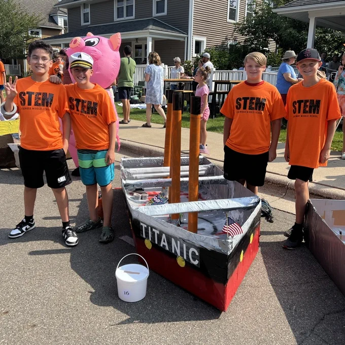 Make a themed boat & race it!