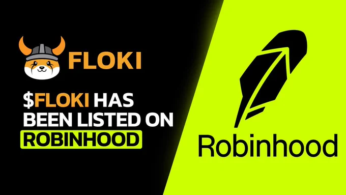 $FLOKI has been listed on Robinhood