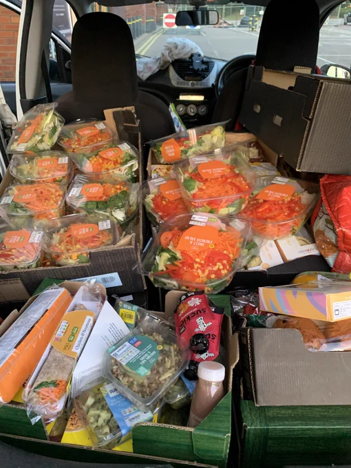 2nd AUGUST - LOADS MORE FOOD Not in #landfill #landwaste but food on table,  
distributing food to families, blue light workers to help with #costoflivingcrisisuk  Acorns hospice

M&S Foodhall - Cannock
Oak Tree Trust Walsall 
Balbir Seimar
#balseimar 
#balbirseimar
#volunteersmakeadifference
#volunteersmakethedifference
#volunteering
#communitymatters
#letsgetwasupdone