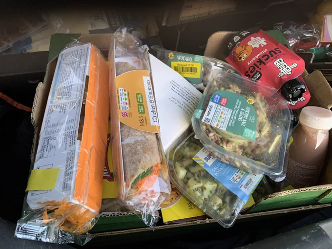 2nd AUGUST - LOADS MORE FOOD Not in #landfill #landwaste but food on table,  
distributing food to families, blue light workers to help with #costoflivingcrisisuk  Acorns hospice

M&S Foodhall - Cannock
Oak Tree Trust Walsall 
Balbir Seimar
#balseimar 
#balbirseimar
#volunteersmakeadifference
#volunteersmakethedifference
#volunteering
#communitymatters
#letsgetwasupdone