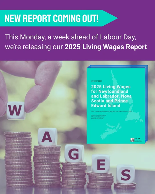 NEW REPORT COMING OUT!
This Monday, a week ahead of Labour Day, we’re releasing our 2025 Living Wages Report