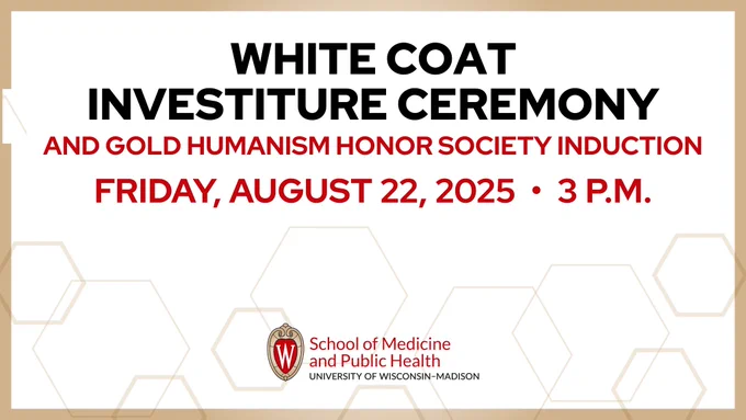 White Coat Investiture Ceremony graphic