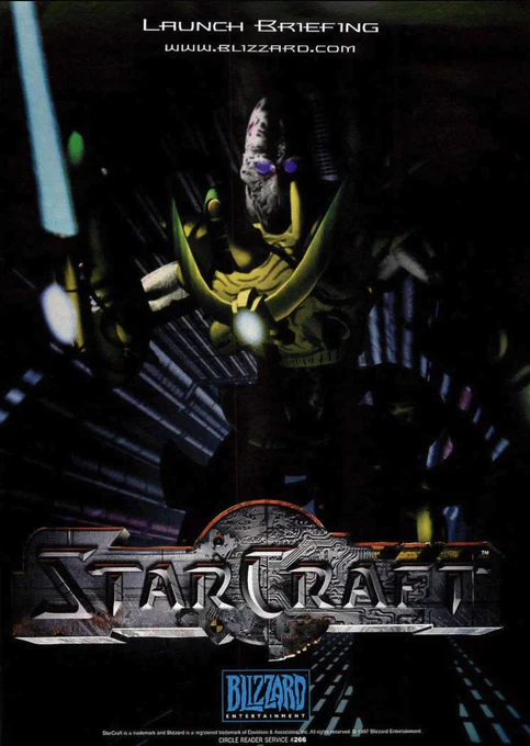 Magazine ad for StarCraft.