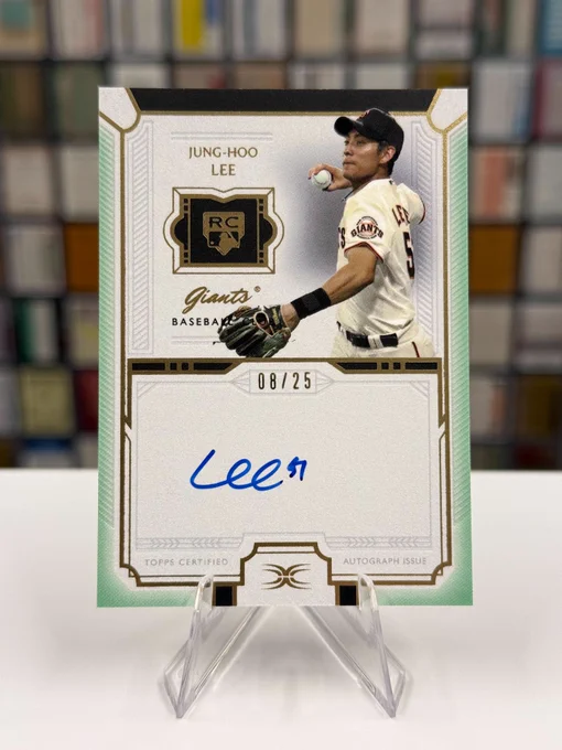 2024 Topps Definitive Rookie Autograph Card
Jung-Hoo Lee, San Francisco Giants (08/25)