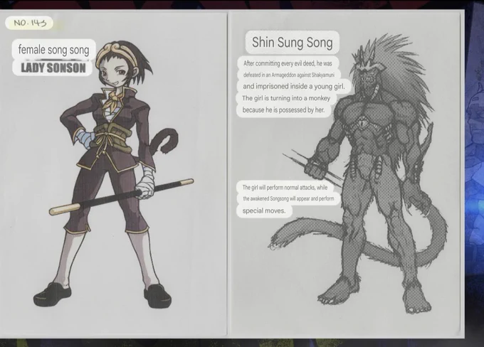 SonSon was possessed by a monster initially 