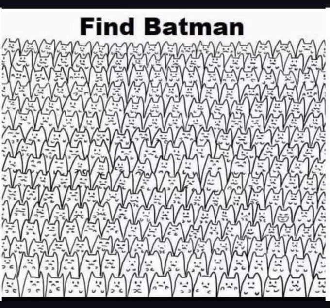 Batman im einem Wimmelbild 