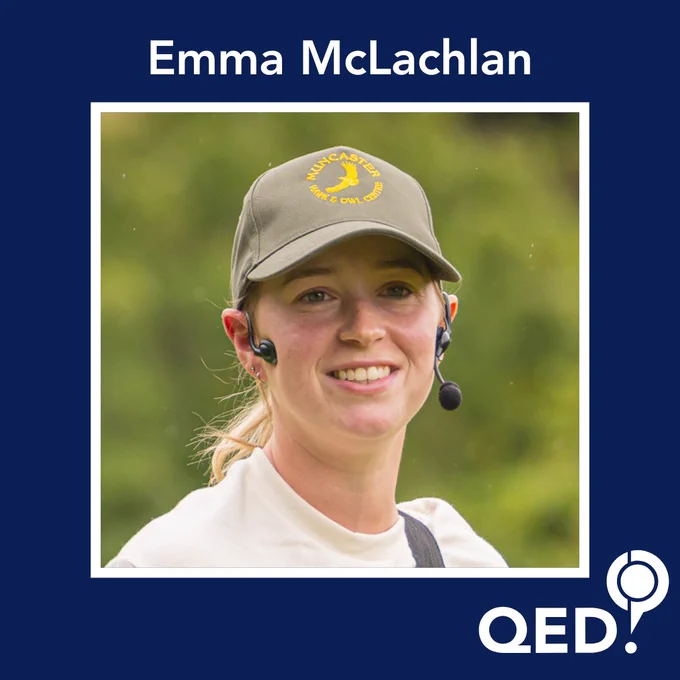 A graphic with a photograph of Emma McLachlan