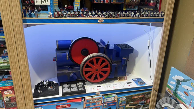 Note that the Madge, Thumper, and truck face are not mine and this display will soon be behind glass