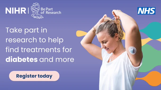 Take part in research to help find treatments for diabetes and more. Register today.