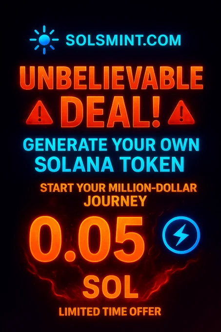 Solana token creator 