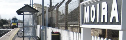 Image taken on the platform at Moira halt