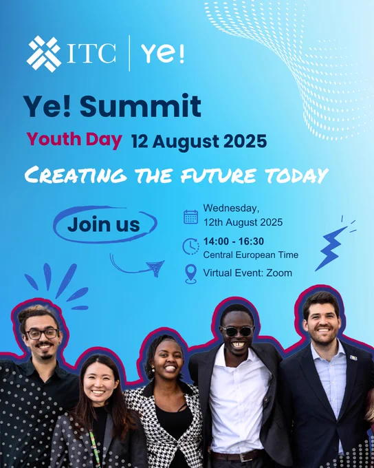 Calling all young changemakers🌟. 

This International Youth Day, the Ye! Community invites you to a global 🌍 summit celebrating the power of youth-driven innovation under the theme "Creating the Future Today." 

📅August 12th ⏲️2:00PM GMT 2 📍Online
Register now https://social.yecommunity.com/networks/events/184836