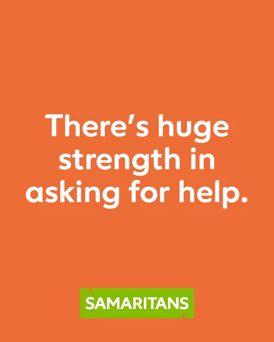 There's huge strength in asking for help.