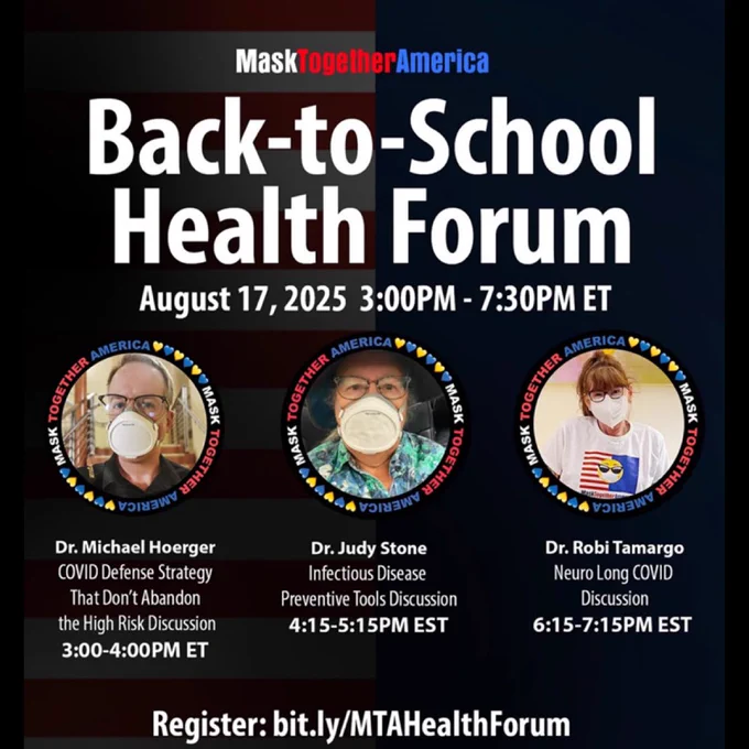 Back-to-School health forum, link provided in post