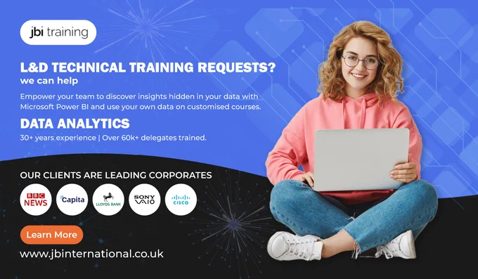 JBI Training UK / London - For Tailored Technology / Data Analytics / AI/ML Training Courses. 