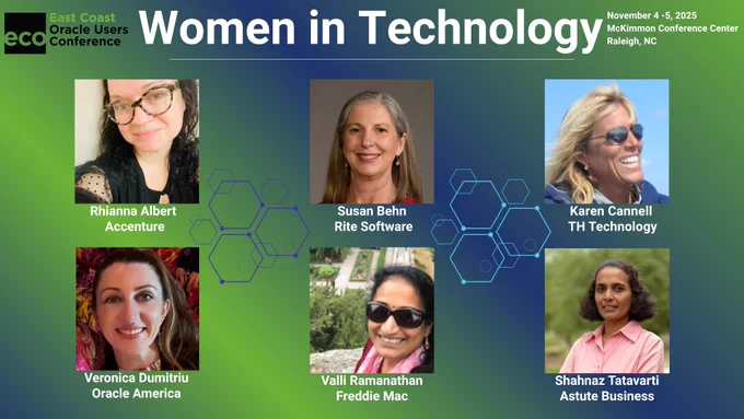 Women in Technology at East Coast Oracle Users Conference