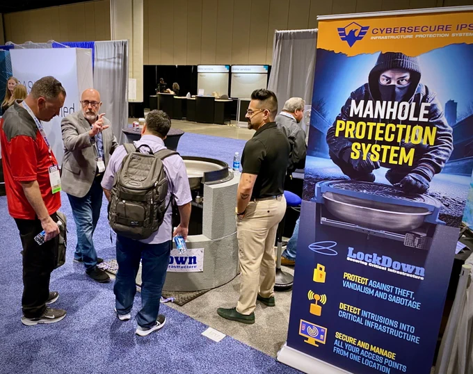 CyberSecure IPS at out BICSI booth