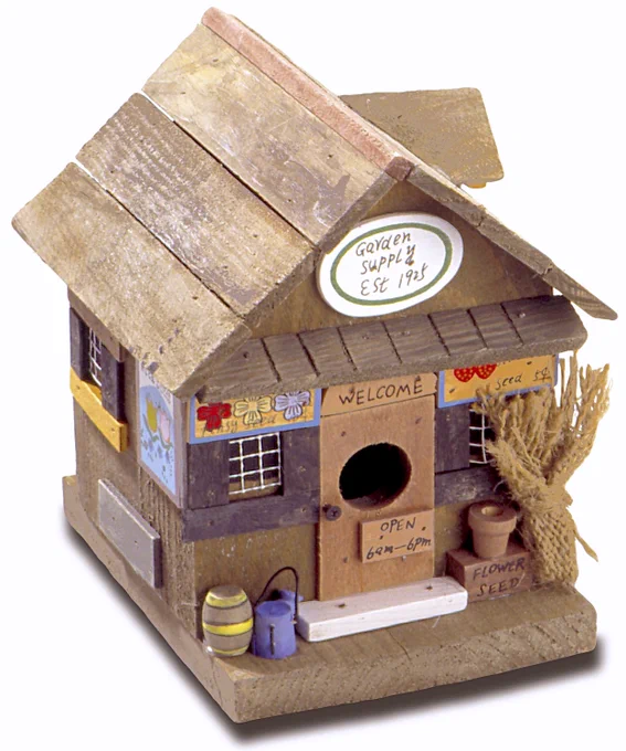 Decorative birdhouses add charm to outdoor garden areas. As functional birdhouses, they lack the precise dimensions and openings for most bird species—they are very particular—but as rustic decor they are fun to include among flowers, shrubs, and trees. Learn more at this link:     🔗https://grownbyyou.com/growing-flowers/flower-gardening/flowers-in-home-landscapes/gardens-for-birds-and-butterflies/
Copyright ©1999, 2025 by Dolezal & Associates. All Rights Reserved. grownbyyou.com 
