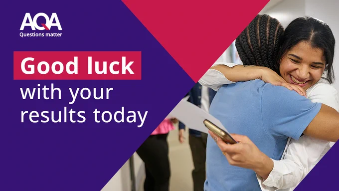 Good luck with your results today