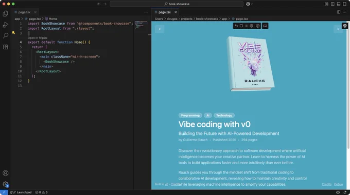Play view in Triplex for VS Code