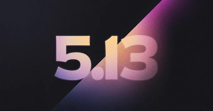 Astro 5.13 on a gradient background
