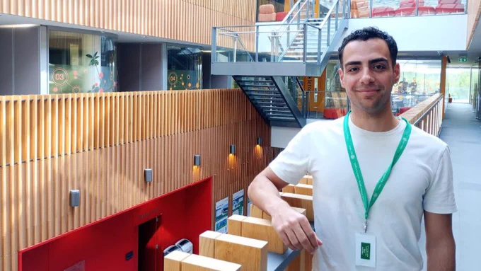 Harry Roussos. Photo credit: Ajay Mishra/EMBL-EBI.